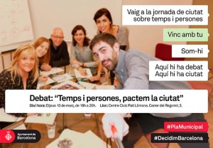 Jornada 'Temps i persones' #DecidimBarcelona