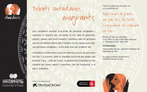 Cartell debat ciutadanies migrants