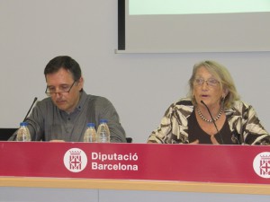 Teresa Crespo i Fernando Fantova durant la presentació