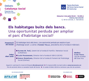 Cartell Debat Catalunya Social