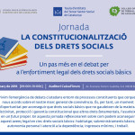 Jornada sobre constitucionalització dels drets socials