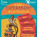cartell de celebració dels concerts d'Esperanzah!