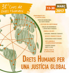 Cartell Curs anual DDHH per una justícia global